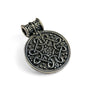 Birka Viking silver pendant on a white background