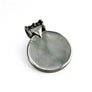 The back of Birka silver pendant