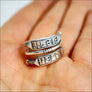 Adjustable Norse Rune Ring Sterling silver - Northlord