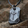 Algiz Rune Pendant Hand-Forged - Northlord