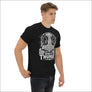 Men’s Viking t-shirt model mockup with Born of Thunder Mjolnir design