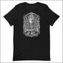 Black Daughter of Hel women’s Viking t-shirt with white front print