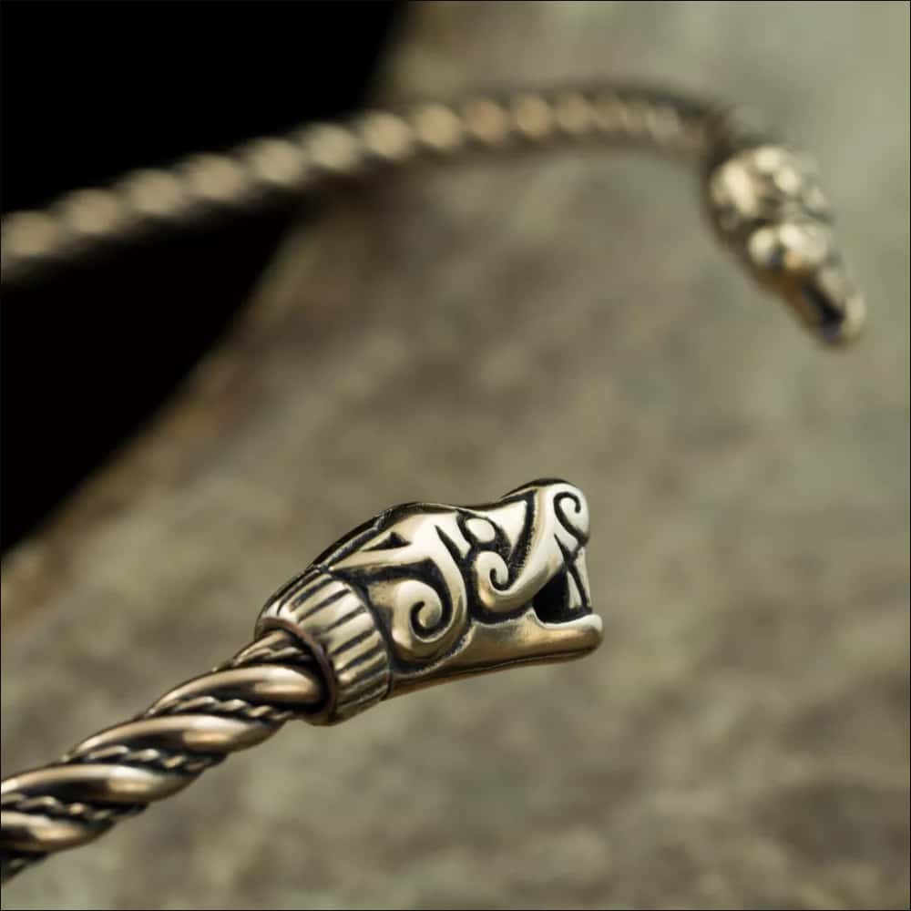 ノルクトローデン nork traden ブレスレット Gotland Beast Torc Historical Bronze - Northlord