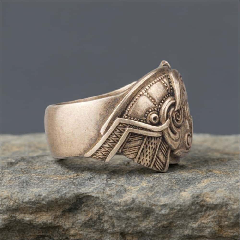みんみんリンク Hugin and Munin Ring Bronze - Northlord-PK
