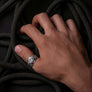 Hugin and Munin Ring Silvered Bronze - Northlord-PK