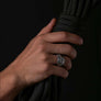 Hugin and Munin Ring Silvered Bronze - Northlord-PK