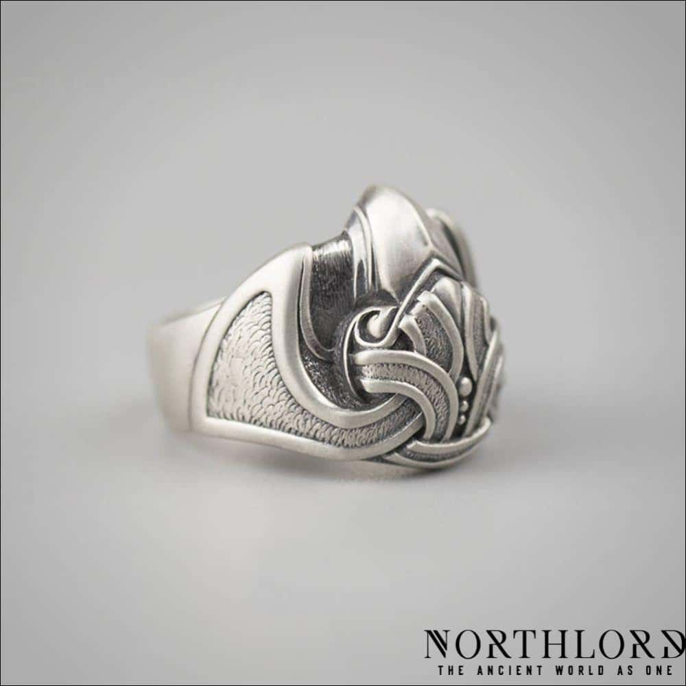 Hugin Odin's Raven Ring Sterling Silver - Northlord-PK