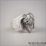Hugin Odin’s Raven Ring Sterling Silver - Northlord-PK