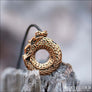 Jormungandr Pendant With Runes Bronze - Northlord