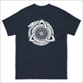 Jormungandr With Triskelion T shirt Black and Navy Northlord
