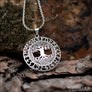 Large Yggdrasil Pendant With Runes Sterling Silver Northlord