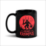 Merry Krampus Mug – Gothic Christmas Black Glossy - Northlord