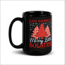 Merry Little Solstice Mug – Winter Buffalo Plaid Trees - Northlord