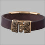 Modern Viking Bracelet With Mjolnir Bronze Northlord