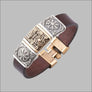 Modern Viking Bracelet With Mjolnir Bronze Northlord