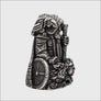 Odin Figurine Statuette Silvered Bronze - Northlord