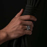 Odin’s Raven Ring Huggin Silvered Bronze - Northlord-PK