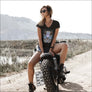 Pagan Icy Witch Women’s V-neck T-shirt Black - Northlord
