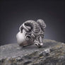 Thor’s Goat Ring Silvered Bronze - Northlord-PK