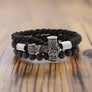 Thor’s Hammer Bracelet With Lava Stones - Northlord