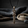 Viking Dagger Pendant Bronze Berserker Amulet - Northlord