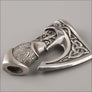 Viking Pendant Big Axe Sterling Silver - Northlord-PK