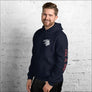 Wolf Of Odin Hoodie Sleeve Print Multicolor - Northlord