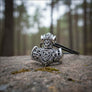 Wolves & Raven Mjolnir Pendant | 925 Sterling Silver Thor’s Hammer - Northlord
