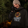 Women’s “Merry Yule” Crewneck Sweatshirt – Pagan Winter Solstice Sweater - Northlord