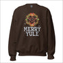Women’s “Merry Yule” Crewneck Sweatshirt – Pagan Winter Solstice Sweater - Northlord