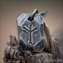 Algiz Rune Pendant Hand-Forged - Northlord