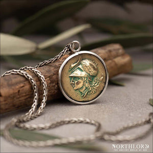 Athena And Pegasus Pendant Sterling Silver - Northlord