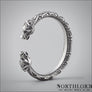 Berserker Armring with Bear Heads - Northlord-PK