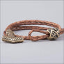 Bracelet With Thor’s Hammer And Odin’s Ravens Northlord PK