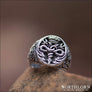 Caduceus Ring Ancient Greek Symbol Sterling Silver - Northlord