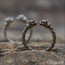 Celtic Cat Ring Adjustable Bronze - Northlord