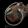 Celtic Dragon Bracelet Sterling Silver - Northlord