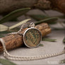 Demeter Goddess Coin Pendant Sterling Silver - Northlord