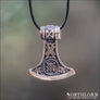 Double Axe Pendant Dagaz Bronze - Northlord