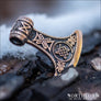 Double Axe Pendant Dagaz Bronze - Northlord