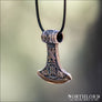 Double Axe Pendant Dagaz Bronze - Northlord