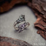 Dragon Ring Hedeby Silvered Bronze - Northlord