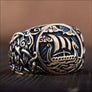 Drakkar Ship Ring With Mammen Art Bronze - Northlord-VK