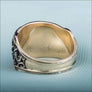 Drakkar Ship Ring With Mammen Art Bronze - Northlord-VK