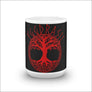 Yggdrasil Coffee Mug Red Print - Northlord