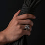 Fenrir Norse Wolf Ring Silvered Bronze Northlord PK