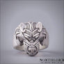 Fenrir Ring Sterling Silver Northlord PK