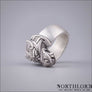 Fenrir Ring Sterling Silver Northlord PK
