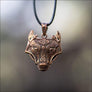 Fenrir Viking Wolf Pendant Bronze - Northlord