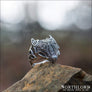 Fenrir Viking Wolf Ring Sterling Silver - Northlord